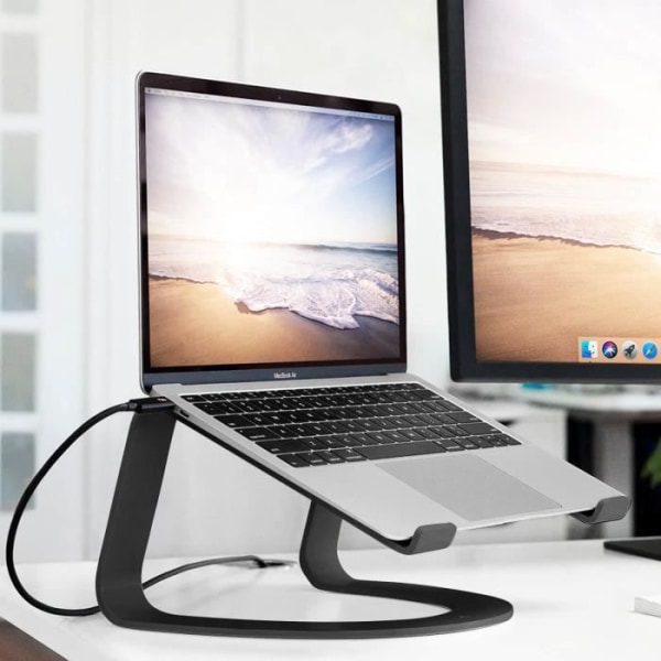 Twelve South Curve Solid och robust bordsställ för MacBook Matte Black