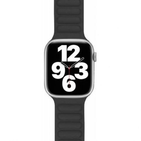 Læderrem til Apple Watch 42-44-45-49mm BIGBEN CONNECTED Brun Svart
