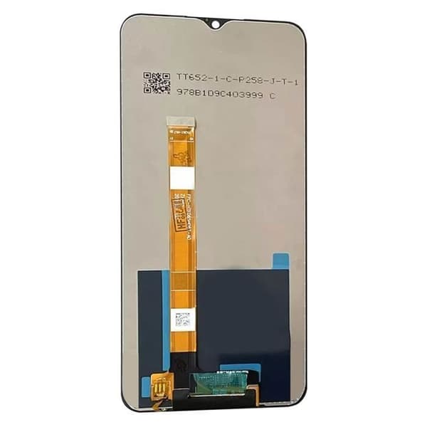 Komplet blok til Realme 7i LCD-skærm Touch Glas kompatibel sort