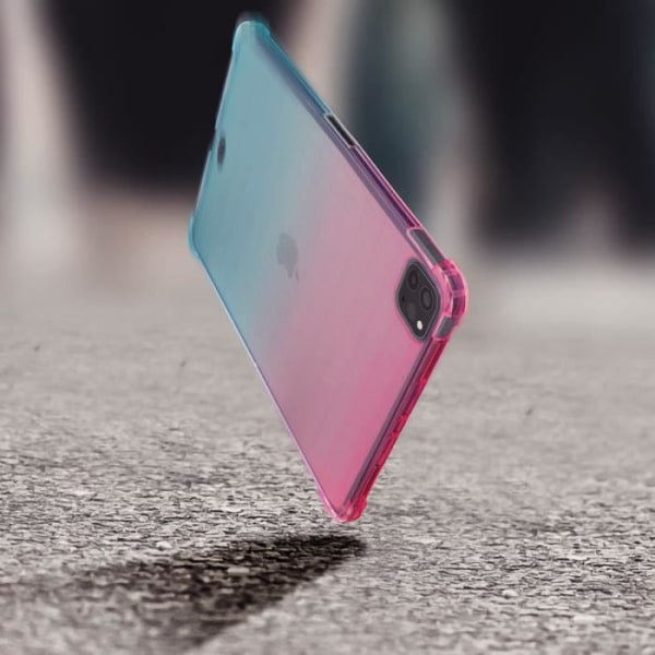 Sininen ja vaaleanpunainen puskurin kulman suojakotelo iPad Pro 11 2020/2018 ja Air 2020 blått och rosa