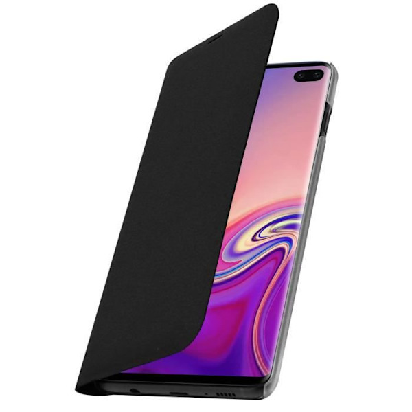 Hus til smartphone - Samsung - Galaxy S10 Plus - Hårdt etui - Stødabsorberende - Sort svart