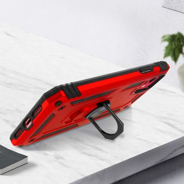 Coque - AVIZAR - iPhone 11 - Antichock - Bi-materialer - Videostöd Röd Röd