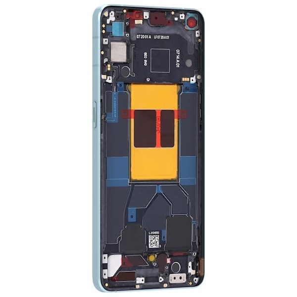 LCD-skærm + Touch-glas til Oppo Reno 6 med blåt chassis Blå