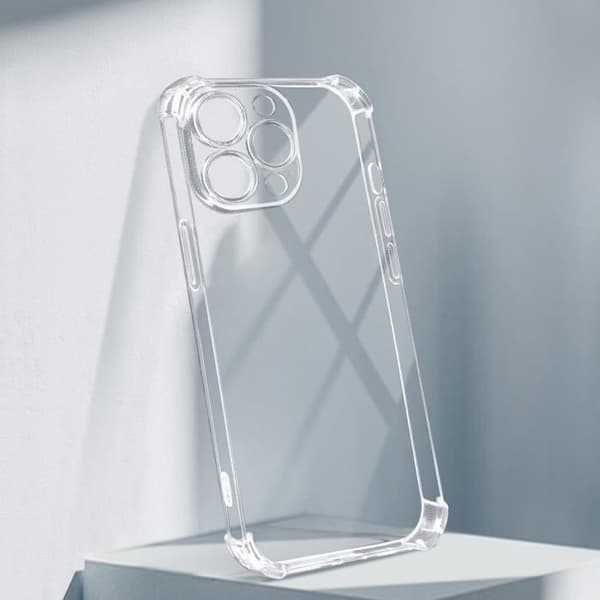 Coque - AVIZAR - iPhone 15 Pro Max - Flexibel - Stötsäker - Transparent Transparent