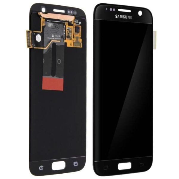 LCD-skærm - Samsung - Galaxy S7 - Original - 5,5 tommer - Sort Svart