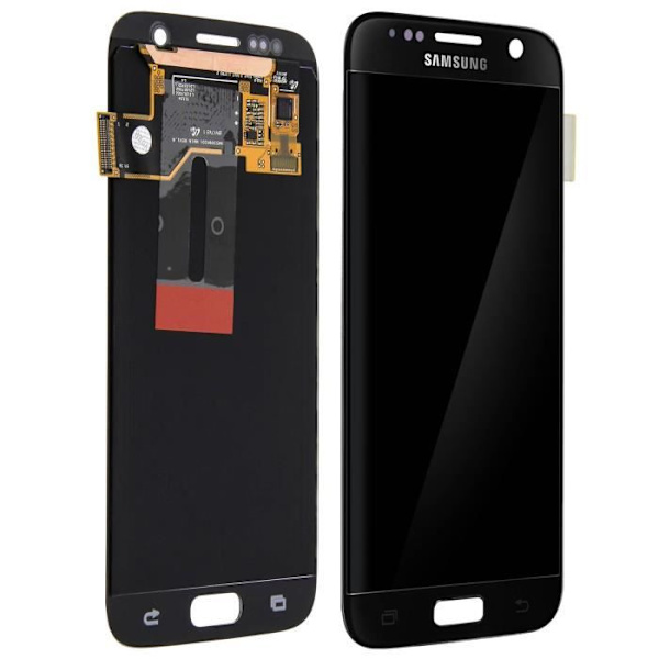 LCD-skärm - Samsung - Galaxy S7 - Original - 5,5 tum - Svart Svart
