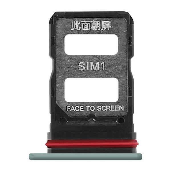 SIM-kortskuffe til Redmi Note 14 Pro 5G Dobbelt Nano SIM Grøn Grön
