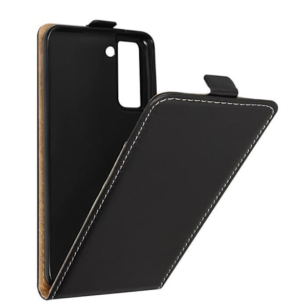 Samsung Galaxy S22 etui Lodret flip kortholder - sort Svart