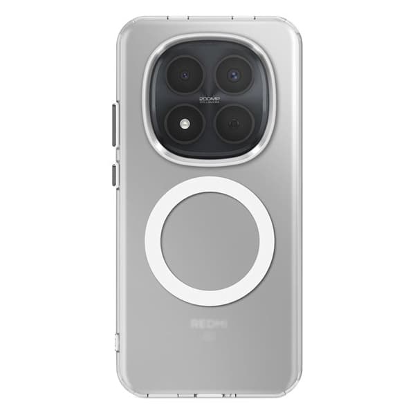 Cover til Redmi Note 15 Pro 5G Forstærket Kompatibel med MagSafe Tilbehør Hvid Vit