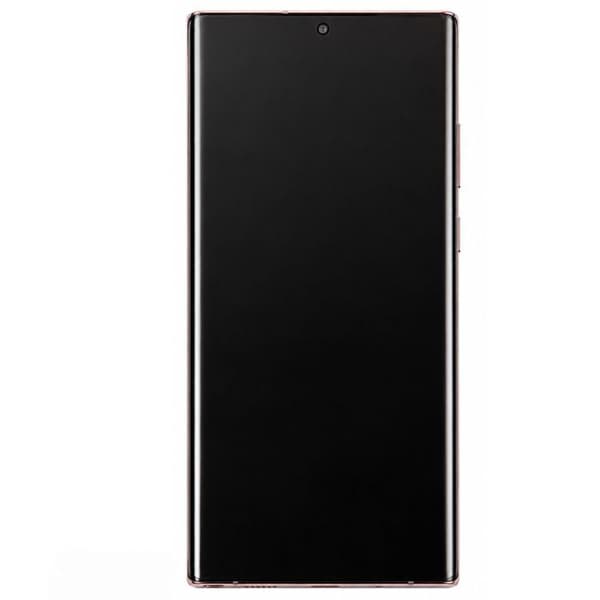 Fuldskærm til Galaxy Note 20 Ultra AMOLED med chassiset Service Pack Samsung Bronze brun
