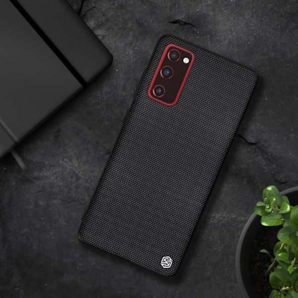 Fodral för Samsung S20 FE 3D Textured Anti-Fingerprint Hybrid Shockproof Nillkin Black