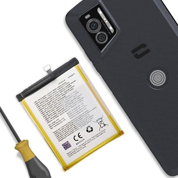 Interna batteri til Crosscall Stellar X5 4500mAh model LPN385436 Sort Svart