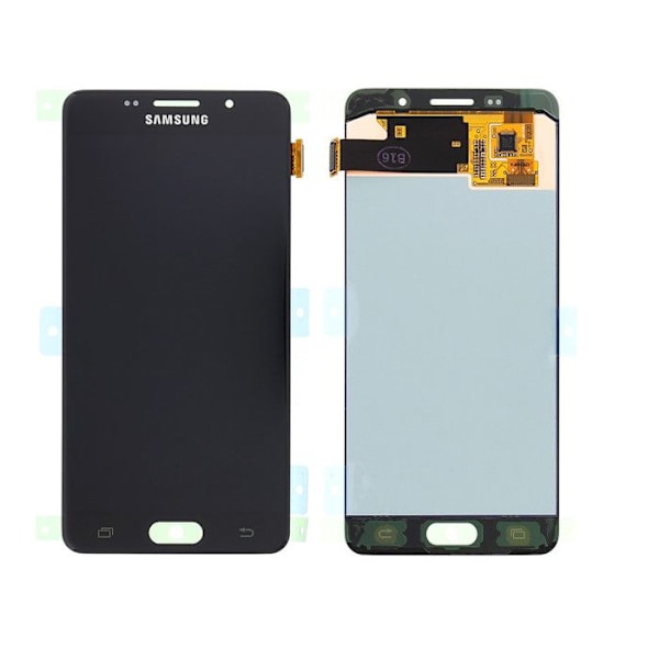 LCD Touchscreen i blok - Samsung - Galaxy A5 2016 - Sort - Original - Nem udskiftning Svart