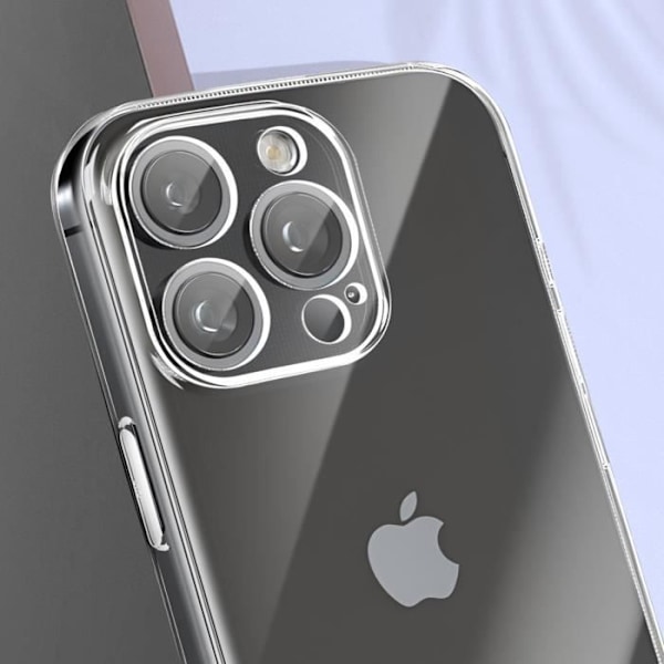 AVIZAR Fodral till iPhone 16 Pro - Genomskinlig - Skyddat kamerablock - Anti-fuktighet Transparent