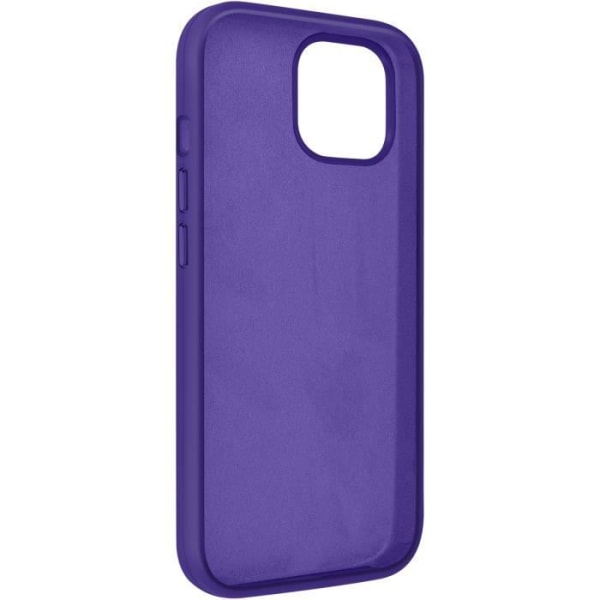 Etui til iPhone 15 Plus Halvstivt interiør Microfiber Moxie Purple Lila