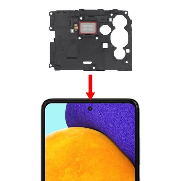 Intern högtalare för Samsung Galaxy A52 Hörlur Svart Svart