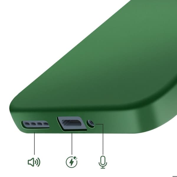 Realme 16 Pro Soft-Touch Silikoni Fast Cover -kuori Vihreä Grön