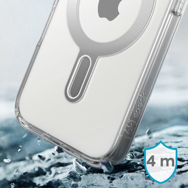 Coque MagSafe för iPhone 16 Plus Anti-drop 4m Presidio Perfect-Clear Speck Transparent Vit