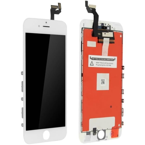 LCD-skärm iPhone 6S Plus Touch Glass - Komplett skärmblock Vit