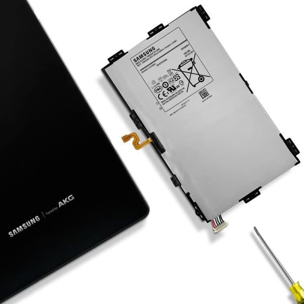 Internt batteri til Galaxy Tab S4 - AVIZAR - EB-BT835ABU - Kapacitet 7300mAh - Grå - Lithium Ion - 3,7 V