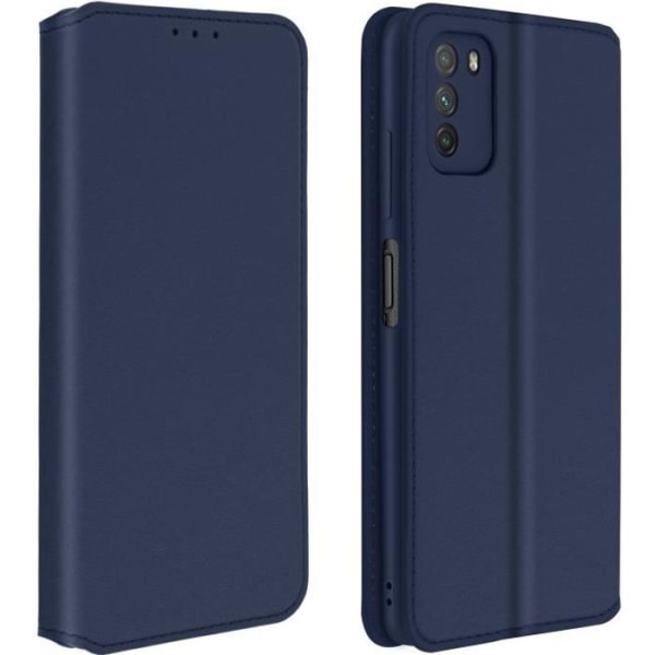 AVIZAR Fodral till Xiaomi Poco M3 - Folio plånboksfodral Stativ Funktion Blå blå