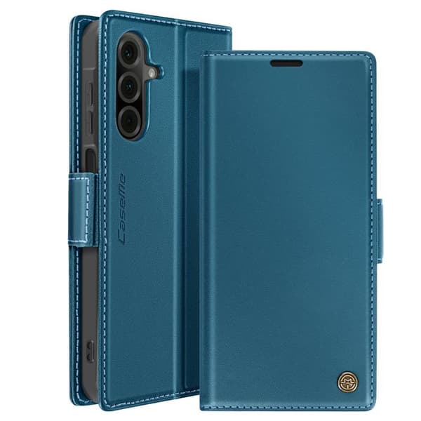 Pung Etui - AVIZAR - Samsung Galaxy A26 - Anti-RFID - Blå - Elegant Design Blå