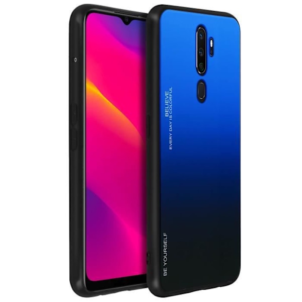 Suojakuori - Oppo - A5 2020/A9 2020 - Liukuväri - Kiiltävä - Jäykkä Blå