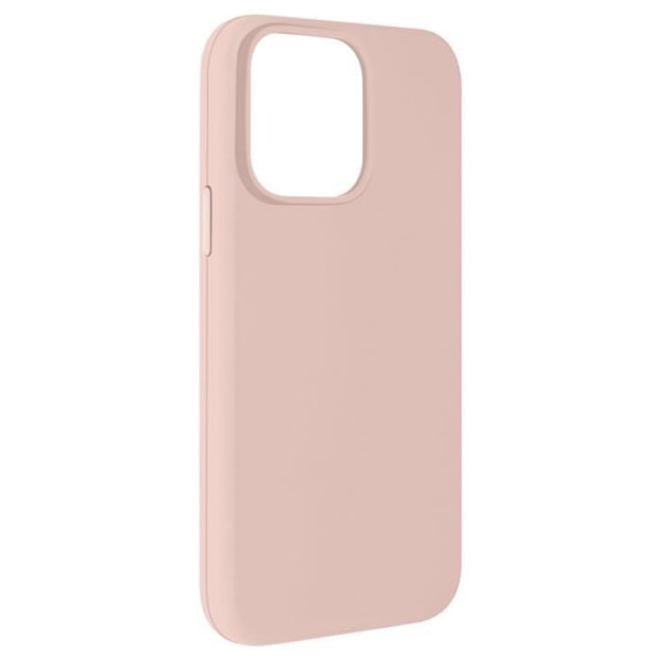 AVIZAR Skyddsfodral för iPhone 15 Pro Max - Halvstyv Soft-touch - Puderrosa - Tunt och lätt Puderrosa