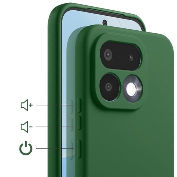 Realme 16 Pro Soft-Touch Silikoni Fast Cover -kuori Vihreä Grön