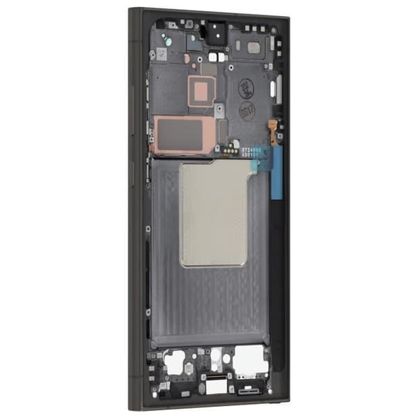 Central Chassis Reservedel til Samsung S24 Ultra Original Service Pack Samsung Sort