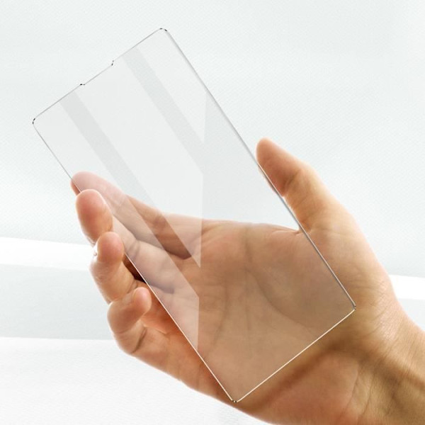 Skyddsfodral - AVIZAR - Sony Xperia Pro-I - Mjuk silikon - 9H härdat glas - Genomskinlig Transparent