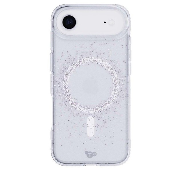 MagSafe Case - TECH21 - iPhone Air - Glitrende - Transparent - Fleksibel Vit