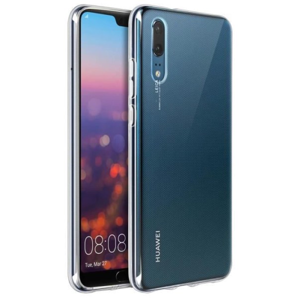 Huawei P20 Fodral Skyddande Silikon Mjuk Gel Transparent Anti-Scratch