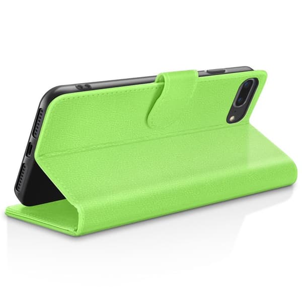 Plånboksfodral för iPhone 8 Plus / 7 Plus Stöd och Magnetflik Zanaé Grön Grön