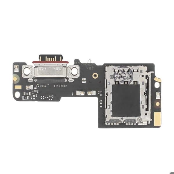 USB-C Oplader Connector Erstatnings Service Pack til Redmi Note 14 Pro 5G Xiaomi Sort Svart