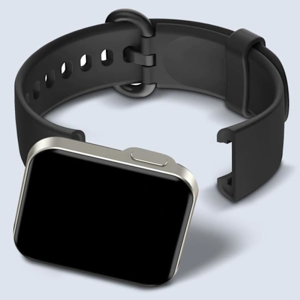 Armbånd til Xiaomi Mi Watch Lite / Redmi Watch - AVIZAR - Blød silikone - Sort Svart