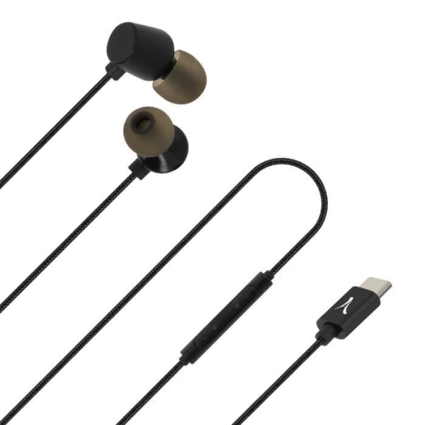 Korvakuulokkeet - Akashi - USB-C - Magneettiset - Langalliset - Musta Svart