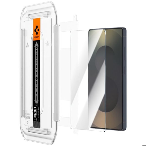 2 kpl turvakalvoa Samsung Galaxy S25 Ultra Spigen SGP Läpinäkyvä Vit