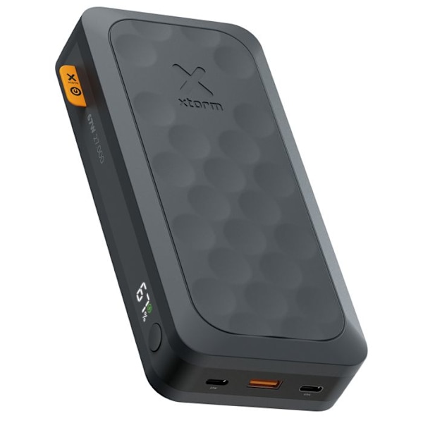 Ulkoakku 27000mAh 67W 2x USB-C + USB-C LED-näyttö Kompakt Xtorm Musta Svart