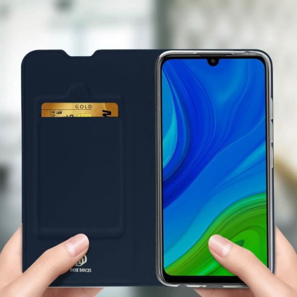 Huawei P smart 2020 Cover Korthållare Stödfunktion Dux Ducis Midnight Blue