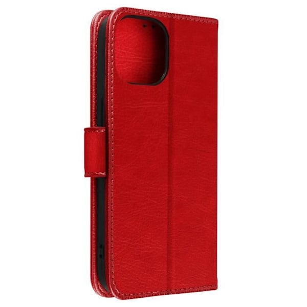 Etui til iPhone 15 Pro Max - AVIZAR - Chesterfield - Rød - Standfunktion - Kortopbevaring Röd