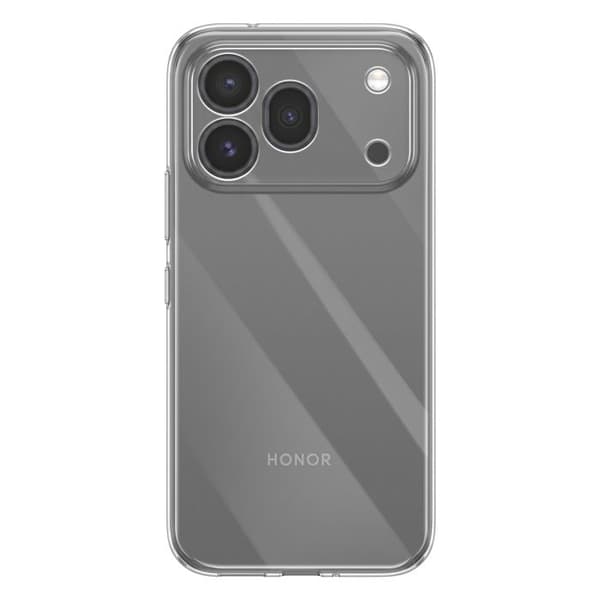 Honor 600 Pro: Ultra-ohut 0.5mm läpinäkyvä silikonikuori Vit