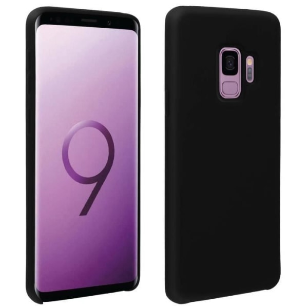 Suojakuori Samsung Galaxy S9:lle Silikoni Puolijäykkä Matta Soft Touch viimeistely Musta