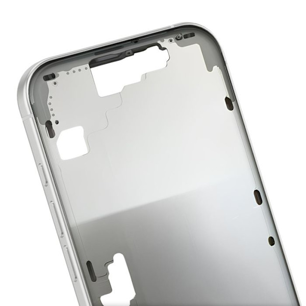 Erstatningscentralchassis til iPhone 17 med hvid varmeledning Vit