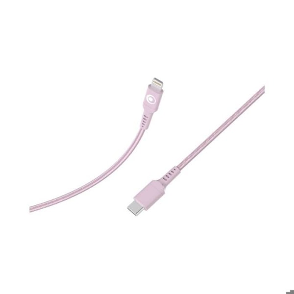 USB-C / Lightning Oplader- og Overførselskabel 3A Power Delivery 60W 1.2m BigBen Connected Pink