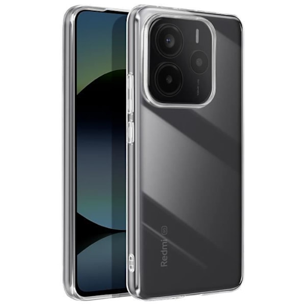 Coque för Xiaomi Redmi Note 14 5G Kontur Silikon Baksida Akryl Transparent Transparent