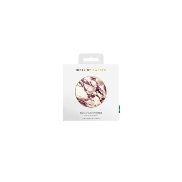 Langaton Qi-laturi älypuhelimille/AirPods 10W Calacatta Ruby Marble -malli IDEAL OF SWEDEN Monivärinen Flerfärgad