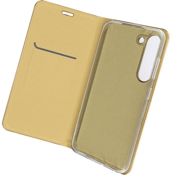 AVIZAR Fodral till Samsung Galaxy S23 Plus - Gul - Magnetisk flik - Videostöd Gul