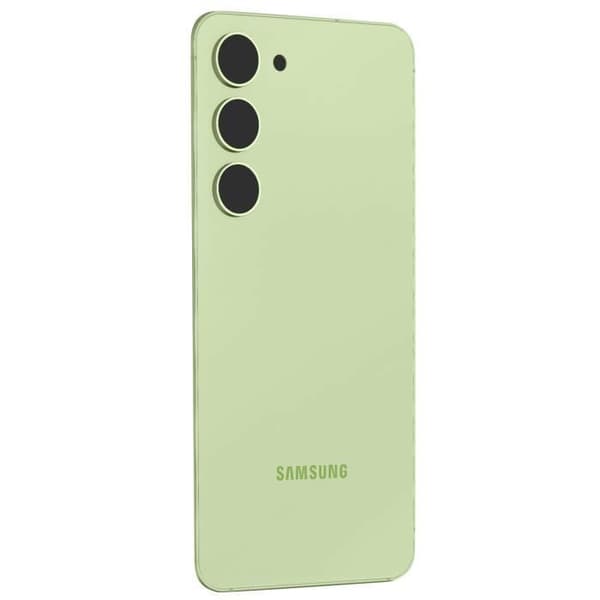 Batteri cache - SAMSUNG - Galaxy S23 - Limegrøn - Original bagside - Forenklet installation Limegrön