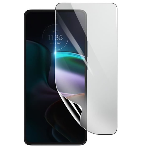 Skärmskydd - 3MK - Motorola Edge 30 - Stötsäker Hydrogel - Transparent - Reptålig Transparent